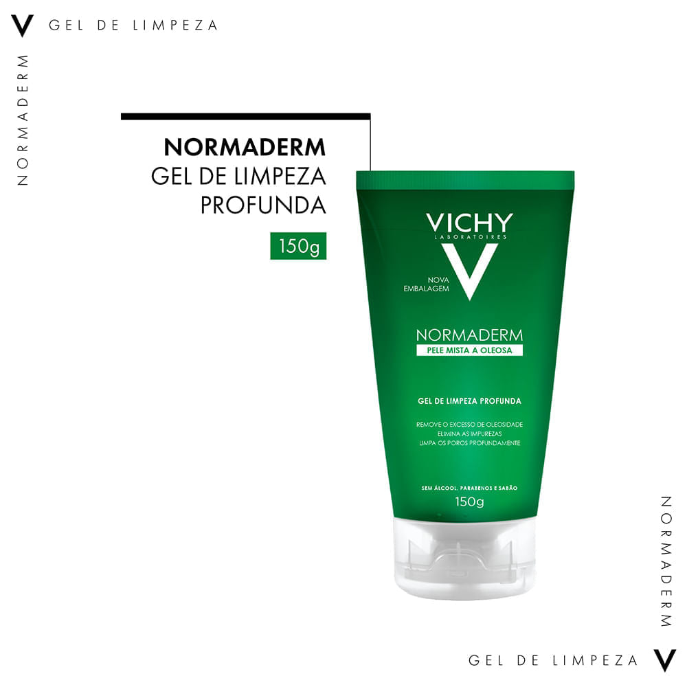 Gel Facial de Limpeza Profunda Vichy Normaderm 150 g 150 g