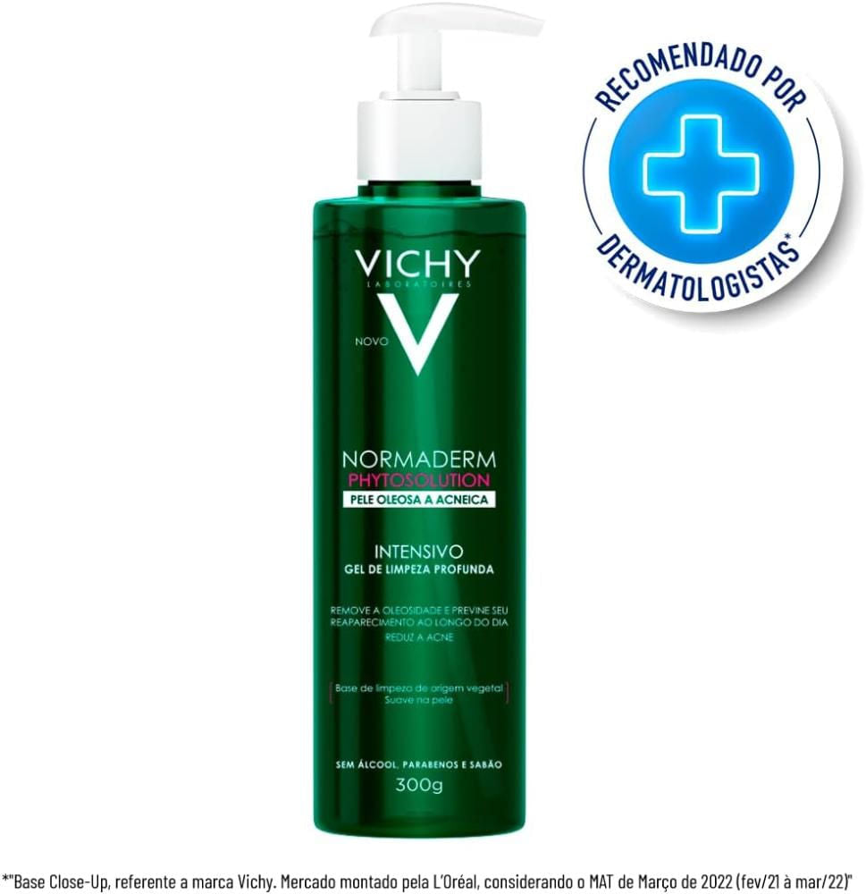 Normaderm Phytosolution Vichy - Gel de Limpeza Intensivo - 300g