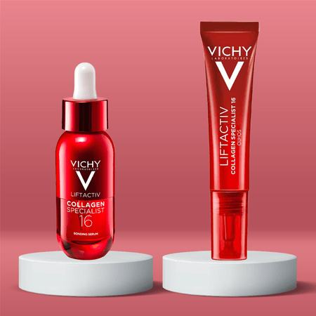 Vichy Liftactiv Colágeno Specialist 16 Kit - Sérum Facial + Tratamento para Contorno dos Olhos Kit