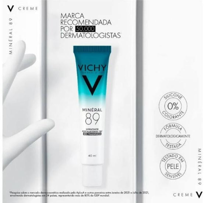 Creme Facial Fortalecedor Vichy Mineral 89 40ml