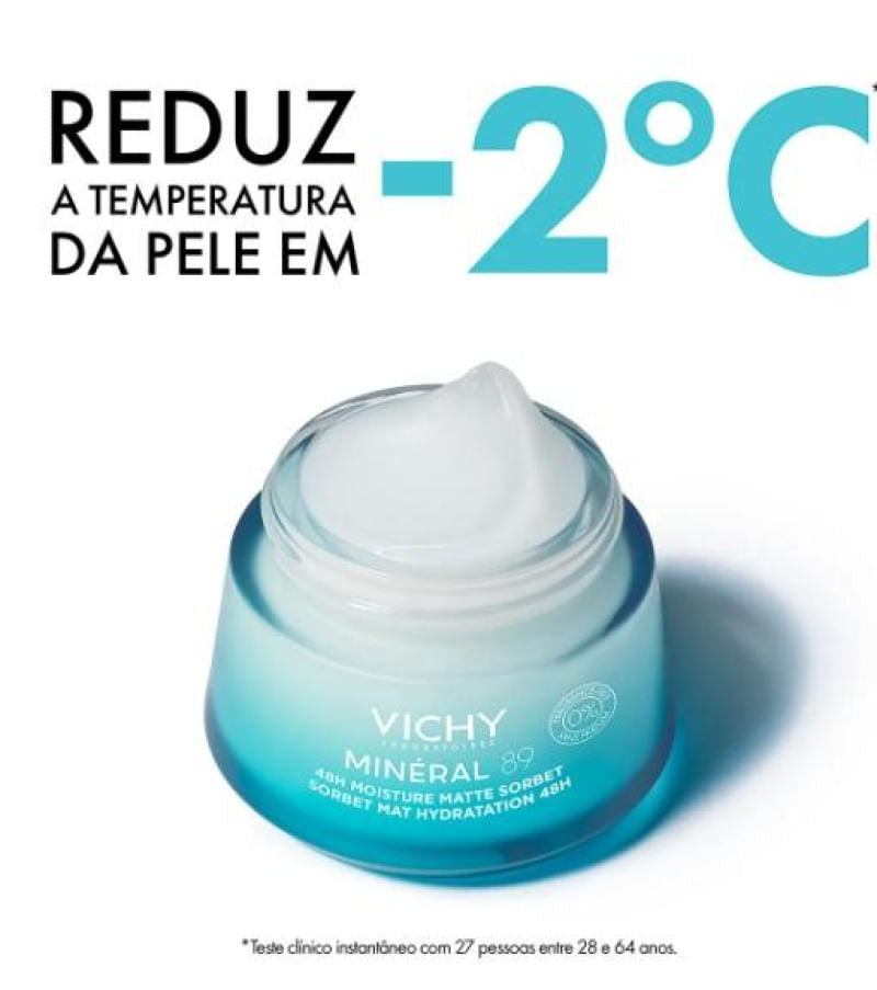 Mineral 89 Gel Matte Hidratação 48H Vichy 50ml