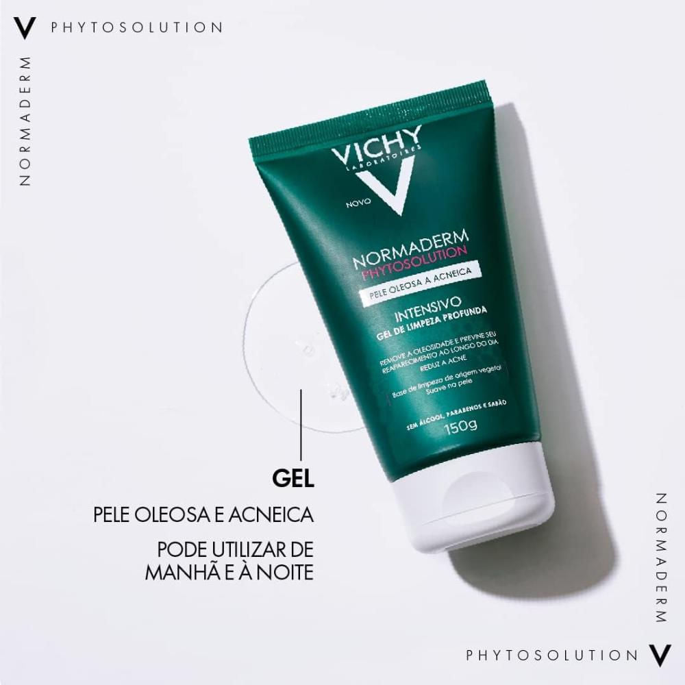 Normaderm Phytosolution Vichy - Gel de Limpeza Intensivo - 150g