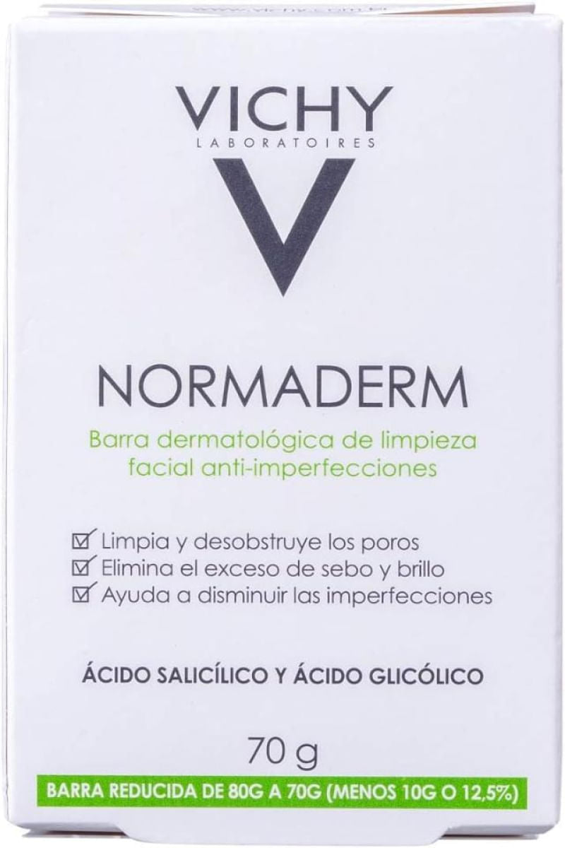Normaderm Sabonete Dermatológico Facial Vichy - 70g