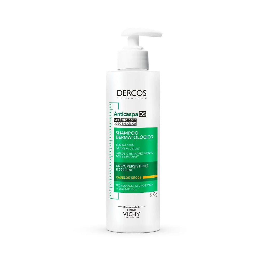Shampoo Anticaspa Ds Vichy Dercos Dry Cabelos Secos 300g