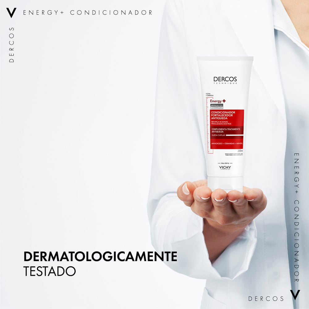 Condicionador Antiqueda e Fortalecedor Vichy Dercos Energy+ 200ml