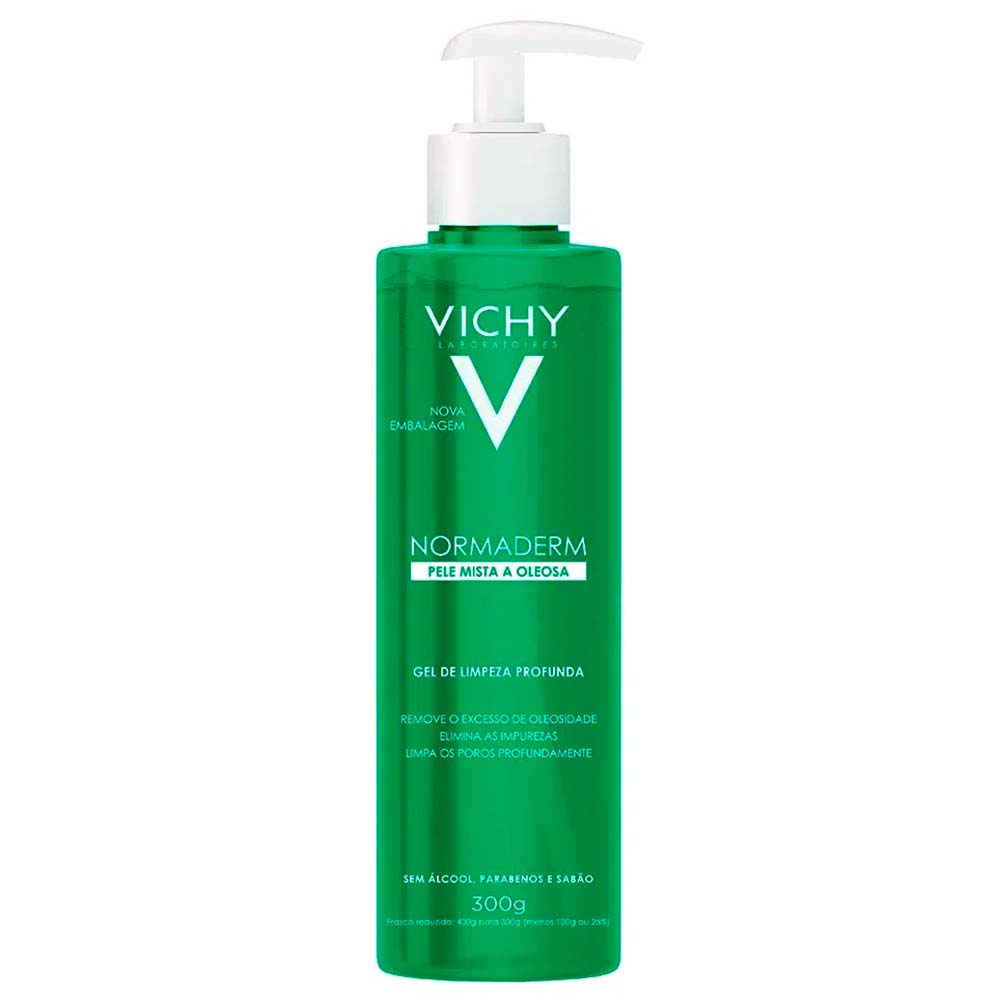 Vichy Normaderm Kit – Gel de Limpeza Facial Profunda 300g + Refil 240g Kit